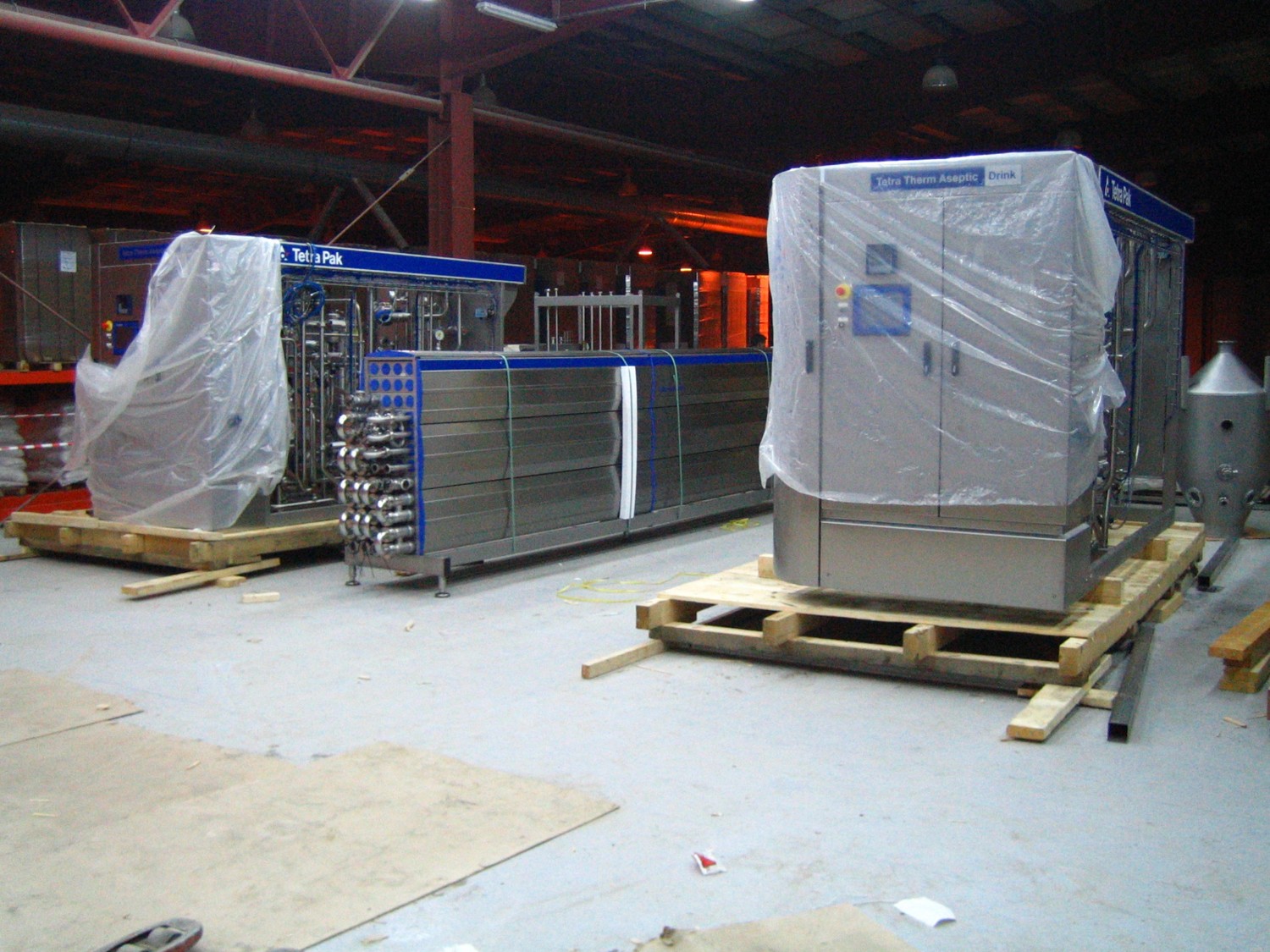 Монтаж оборудования Tetra Pak