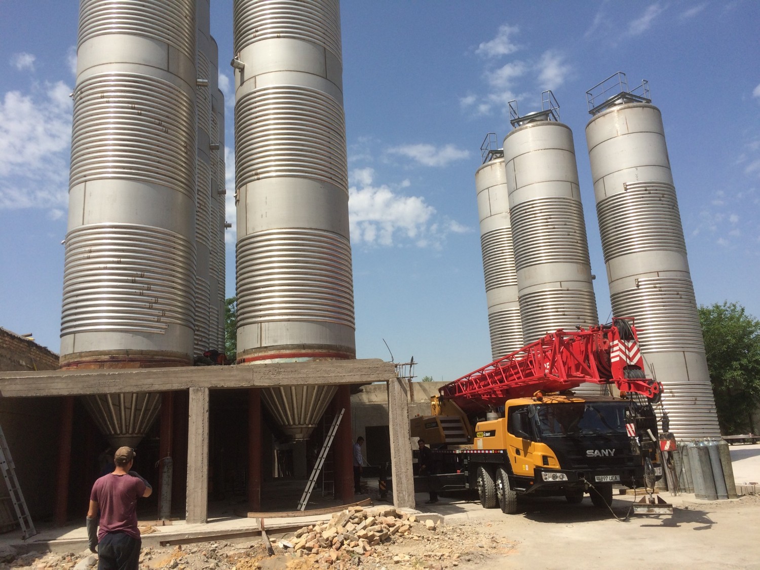 Изготовление промышленных резервуаров для производства и хранения